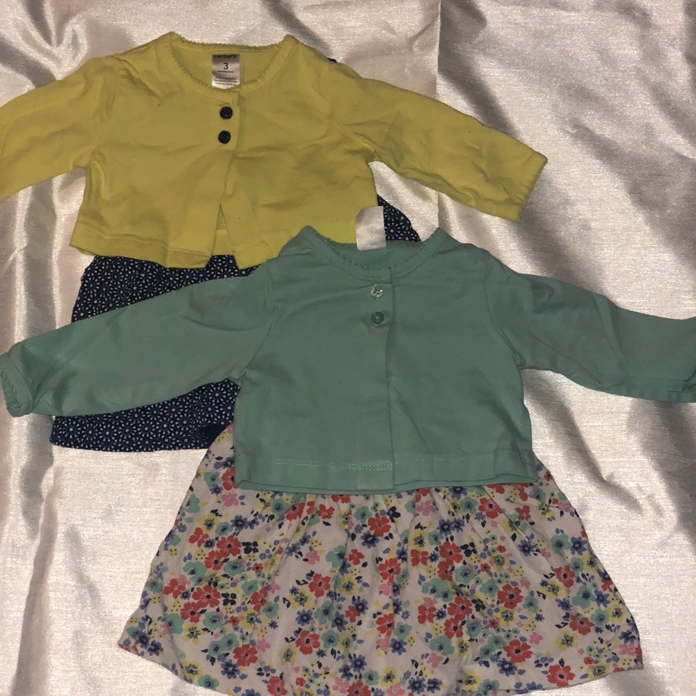 Carter’s Baby Girl Dress Bundle, Sz 3M.